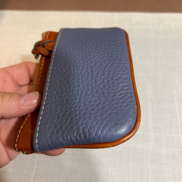 Dooney & Bourke Pre Owned Coin Key Change Card Liostick Pebbled Leather Wallet - Picture 15 of 16